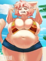 big_breasts breasts capri huge_breasts muldithekobold thick_thighs wide_hips