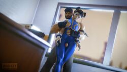 1boy 3d animated bare_shoulders brown_hair chun-li chun-li_(fortnite) clothed clothed_thighjob couple female fingerless_gloves fortnite fortnite:_battle_royale hands_on_body hands_on_breasts legs_crossed light_skin looking_back loop male male/female mp4 muscular muscular_female muscular_male penis ryu_(street_fighter) sound sound_effects street_fighter tagme thigh_job thigh_sex thighs touching_penis video video_games wanksy