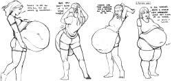 ambiguous_gender ambiguous_prey anysizebutsmall ass_expansion barefoot bbw belly big_belly big_breasts breast_expansion breasts digested digested_prey digestion digestion_sequence fat_female fat_thighs fatal_vore female_pred fit_female gulpt holding_belly round_belly sequence thick_thighs thigh_expansion vore vore_belly weight_gain