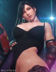 tifa lockhart from final fantasy by milapone