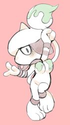 1girls 2023 anthro anthro_only blush breasts canine covered_nipples dipstick_tail featureless_crotch female female_only generation_2_pokemon long_tail medium_breasts oposa paws pokémon_(species) pokemon pokemon_(species) pokemon_gsc simple_background smeargle tail uyu white_body