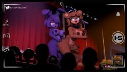 1girls 2futas 3d ambiguous_penetration anon anthro areolae ass balls bear big_breasts bonfie bonnie_(cally3d) bonnie_(fnaf) breasts camera camera_view chica_(cally3d) chica_(fnaf) chiku crowd cryptiacurves curvy erection female five_nights_at_freddy's freddy_(fnaf) fredina's_nightclub fredina_(cally3d) frenni_fazclaire furry futa_on_futa futa_penetrated futanari hat hotstuff microphone nipples nude nude_futanari on_stage public public_sex rabbit sex sfm source_filmmaker stage standing standing_sex thick_thighs thighs