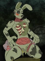 accident animatronic at bunny five_nights_at_freddy's fivenightsatfreddys fnaf gore guro guts horror male male_only monsterorgans peeing pigeguts rabbit robot scary solo spring springtrap springtrap_(fnaf) teratophilia urination urine urine_pool waterworks william william_afton williamafton zombie