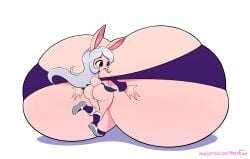 anthro big_ass big_breasts big_butt breast_expansion breast_inflation bunny bunny_ears bunny_girl bunny_tail expansion furry hourglass_figure huge_ass huge_breasts huge_butt hyper hyper_breasts hyperflannel inflation massive_breasts oc original_character rabbit rabbit_ears rabbit_girl rabbit_tail thick_thighs white_hair wide_hips