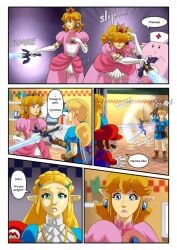 chansey comic_page femboy femboy_prince fieryjinx heroine heroine_of_time link mario mario_(series) master_sword pokemon prince_link princess_peach princess_zelda sad super_smash_bros. the_legend_of_zelda tomboy zelda_(breath_of_the_wild)