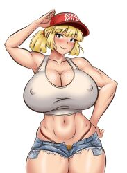 1girls areolae big_breasts big_thighs blonde_hair blue_eyes blush breasts busty completely_nude completely_nude_female female huge_breasts huge_thighs large_breasts large_thighs ldukem69 light-skinned_female light_skin navel nipples nude nude_female original original_character pubic_hair pussy thick_thighs thighs voluptuous white_background