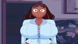 2d aeondud animated big_breasts bouncing_breasts clothing dark_skin high_resolution milf no_sound priyanka_maheswaran screencap steven_universe tagme video