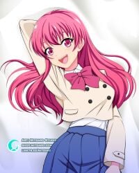 bodypillow dakimakura girlfriend_girlfriend kanojo_mo_kanojo mitgard-knight mitgardstore open_mouth saki_saki_(kanojo_mo_kanojo)