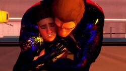 anal anal_penetration animated arm_around_neck cotton_twink domination gay gay_sex male miguel_o'hara miles_morales muscular muscular_male sex size_difference spider-man:_across_the_spider-verse tagme video