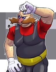 dr._eggman dr_robotnik hunter-husky male male_only singlet sonic_(series) sonic_the_hedgehog_(series) sweat_stain sweatdrop sweaty