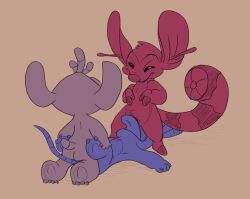 alien andromorph anthro cousins_(lore) cunnilingus cuntboy cuntboy/cuntboy disney doubledip_(lilo_and_stitch) experiment_(lilo_and_stitch) facesitting feral feral_on_feral genderswap genderswap_(mti) genitals group group_sex hi_res intersex lilo_and_stitch male male/male mammal mouse murid murine oral penetration pussy rodent rule_63 sex shush_(lilo_and_stitch) sitting_on_another tabloi tail threesome trio vaginal_penetration