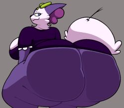 big_ass big_breasts braixen breasts bubble_butt chip_at_night from_behind huge_ass pokémon_(species) pokemon pokemon_(species)