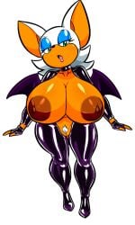 gigantic_breasts huge_ass huge_breasts latex rouge_the_bat sega solo sonic_(series) sonic_the_hedgehog_(series) thecon