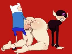 adventure_time anal ass big_ass finn_the_human the_empress_(adventure_time) thick_thighs vagina vampire