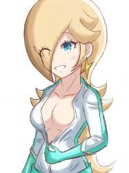 1girls eye_visible_through_hair female mario_(series) mario_kart princess_rosalina yassrosalina