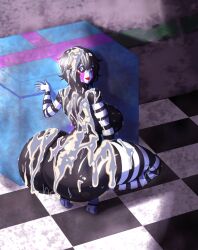 big_ass big_breasts chubby_female de_kurayami five_nights_at_freddy's five_nights_at_freddy's_2 marionette_(fnaf) puppet_(fnaf) puppet_(thepuppetlover) thick_thighs