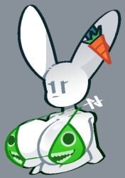 anthro bra bunny bunny_ears bunny_girl bust_portrait cari_(probablydemo) garten_of_banban i'm_jumbo_josh_brah jumbo_josh large_breasts original original_character probablydemo tagme