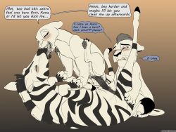 age_difference anthro backlash91 being_watched cub cuckold cum femdom feral feral_on_feral interspecies kiara kovu lion lioness malesub older_male predator/prey sex the_lion_guard the_lion_king thurston_(zebra) young younger_female zebra