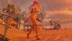 1futa 3d athletic_futanari balls beach big_breasts bikini busty cock_sleeve_(clothes) condom dickgirl earrings final_fight futa_only futanari high_heels hoop_earrings hourglass_figure lifeguard lollipop muscles muscular muscular_futanari penis pinup poison_(final_fight) slingshot_bikini street_fighter street_fighter_v sunglasses swimsuit testicles toxiccg3d