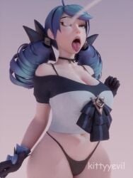 1girls 3d ahegao animated black_gloves black_panties blue_hair cum cum_on_face cumslut flinch gwen_(league_of_legends) hair_ornament hair_ribbon kittyyevil league_of_legends pigtails shorter_than_10_seconds shorter_than_30_seconds shorter_than_one_minute sound tongue_out twintails vertical_video video