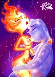 brony_bran canon_couple elemental_(pixar) ember_lumen fire nude_female nudes sex steam steaming_body tagme wade_ripple water