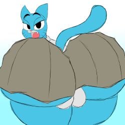 anthro ass ass_bigger_than_head ass_focus ass_on_face ass_up ass_visible_through_thighs back_view bare_legs bare_thighs big_ass big_pussy black_eyes blue_body blue_fur blue_skin bubble_ass bubble_butt cartoon_network cat_ears cat_humanoid cat_tail catgirl curvy curvy_body curvy_female curvy_figure curvy_hips curvy_thighs dress dress_lift exposed_ass fat_ass fat_pussy female hips hips_wider_than_shoulders huge_ass humanoid large_ass legs massive_ass mouth muscular_legs muscular_thighs nicole_watterson popstepx pov puffy_pussy pussy short_dress short_hair short_skirt showing_pussy skirt skirt_lift tail talking talking_to_viewer the_amazing_world_of_gumball thick thick_ass thick_hips thick_lips thick_thighs thighs thighs_bigger_than_head tight_pussy voluptuous voluptuous_female wide_hips wide_thighs