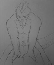 1boy 1other 2022 alligator alligatorid ambiguous_gender ambiguous_penetration anthro anthro_focus anthro_on_human ass athletic athletic_anthro athletic_male barely_visible_genitalia blep claws closed_eyes completely_nude_male crocodile crocodilian crocodylid duo duo_focus erection fangs fangs_out finger_claws five_nights_at_freddy's five_nights_at_freddy's:_security_breach from_behind from_behind_position hands_on_hips hips_grab humanoid_genitalia humanoid_penis long_tail looking_pleasured male male/ambiguous male_focus male_nipples mohawk_(hairstyle) monochrome montgomery_gator_(fnaf) mov_(artist) navel nude_male penile_penetration penis penis_in_ass reptile scottgames sex sex_from_behind simple_background sketch steel_wool_studios thick_tail tongue tongue_out traditional_art traditional_media traditional_media_(artwork) veiny_penis