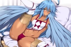 female female_only fully_clothed harpy lindaroze monster_girl monster_musume_no_iru_nichijou papi's_mother_(monster_musume) third-party_edit