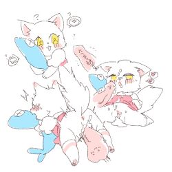 2018 anus domestic_cat felid feline felis female fur kemono mammal niogupoke penetration penile penile_penetration penis_in_pussy plushie sketch_page vaginal_penetration vaginal_penetration white_body white_fur yellow_eyes young