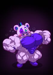 bodybuilder crimsonrabbit furry male male_only muscles muscular muscular_arms muscular_male muscular_thighs shortstack