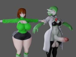 3d 3d_(artwork) anthro ass balls big_ass big_balls big_breasts big_butt big_penis breasts chara choker clothing color female fully_clothed futanari game_freak gardevoir hair_ornament huge_ass huge_balls huge_breasts huge_cock mostly_nude nintendo penis pokemon pokemon_(species) red_eyes sonivvnsfw t-pose tagme thick_thighs thighhighs uncensored uncensored_penis undertale undertale_(series) warfaremachine