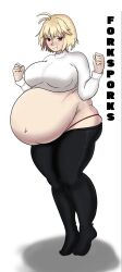 arcueid_brunestud bbw belly_overhang big_belly big_breasts big_female blush chubby chubby_female embarrassed fat fat_ass fat_female fat_fetish fat_girl fat_woman fatty forksporks huge_belly large_female obese obese_female overweight overweight_female plump pork_chop thick_thighs tsukihime type-moon weight_gain