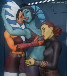 aayla secura from clone wars by airress3d (3d-modeller)