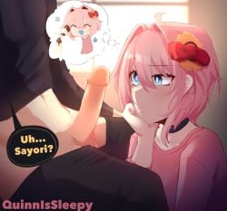 sayori (doki doki literature club) from doki doki literature club by quinnissleepy