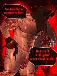 1boy after_anal after_sex anon bara bara_tiddies bara_tits big_penis call_of_duty call_of_duty_modern_warfare_2_(2022) dad_bod demon dilf foreskin gay hairy hairy_male könig konig majormelon1 male male_only mask penis penis_out penis_size_difference thick_penis uncircumcised yaoi