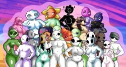 1_eye :3 alien alien_girl alternate_version_available amanda_(chetoh) amy_(chetoh) antennae anthro arms_crossed bald bald_female beach beanie belly belly_button black_eyes black_hair black_hair_female black_pubic_hair black_shirt black_skin black_skinned_female blue_eyes blue_mask bottle breasts brown_hair brown_skin brown_skinned_male censored censored_nipples censored_penis censored_pussy chetoh chris_(chetoh) chubby chubby_female claire_(chetoh) claudia_(chetoh) cleavage cloud cloud_humanoid completely_nude craig_(chetoh) dog_ears dog_girl egg eggmale female fire_head flower frown frowning frowning_female furry furry_female green_bottle green_eyes green_skin green_skinned_female grenade grey_skin group group_picture gwen_boomhilda hair hair_over_one_eye hand_behind_head hand_on_hip happy_trail heart_eyes height_difference holding_bottle holding_can holding_cup holding_glass holding_object leaf leaf_hair leah_(chetoh) looking_at_viewer looking_to_the_side lucine_(chetoh) male mandy_(chetoh) marsha_(chetoh) martian mask mollie_(chetoh) multiple_boys multiple_females multiple_girls multiple_males naked naked_female naked_male no_mouth nude nude_female nude_male oc ocean open_mouth orange_eyes original original_character original_characters painted painted_background paper_bag paper_bag_on_head penis pink_hair pink_hair_female pink_skin pink_slime pixelated pixelated_penis pixelated_pussy poppy_(chetoh) pubic_hair purple_eyes purple_mask pussy red_eyes robot robot_girl rose_(chetoh) scarf slime slime_girl smile smiling smiling_at_viewer speaker sunflower sunset tv_head tv_head_robot wagging_finger white_body wink winking winking_at_viewer