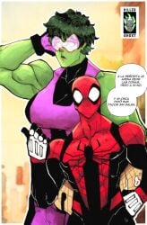 1boy 1boy1girl 1girls avengers big_ass big_breasts big_thighs bigger_female breasts curvaceous curvy curvy_figure digital_media_(artwork) female giantess green-skinned_female green_body green_skin height_difference hips hourglass_figure huge_ass huge_breasts huge_thighs hulk_(series) jennifer_walters killerghost large_ass large_breasts large_female large_thighs larger_female legs light-skinned_male light_skin lordkillerghost macro macro_female male male/female marvel marvel_comics mature mature_female mini_giantess peter_parker she-hulk shorter_male size_difference slim_waist smaller_male spider-man spider-man_(series) straight tall tall_female taller_female thick thick_hips thick_legs thick_thighs thighs twitter voluptuous waist wide_hips wide_thighs