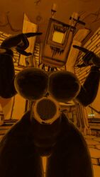 norman polk from bendy and the ink machine by cally3d