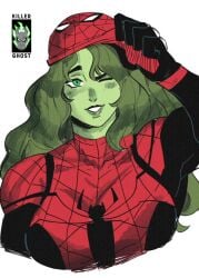 killerghost lordkillerghost marvel marvel_comics peter_parker she-hulk spider-man straight twitter