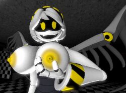 boobjob breasts female female_only hyper_breasts murder_drones v_(murder_drones)