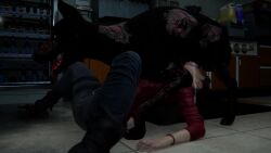 1boy 1girls 3d animal_genitalia animal_penis animated beastiality bestiality blender blowjob boots brown_hair canid canine canine_genitalia canine_penis capcom cerberus_(resident_evil) claire_redfield clothed clothed_female clothed_sex clothing cum cum_in_mouth cum_overflow cum_overflowing cumshot cumshot_in_mouth darktronicksfm deep_blowjob deepthroat doberman domestic_dog face_fucking facefuck fellatio female feral feral_on_female feral_on_human gagging gagging_noise growling interspecies jeans knot light-skinned_female light_skin long_hair longer_than_30_seconds loop looping_animation male male/female monster monster_on_female oral oral_sex penis ponytail resident_evil resident_evil_2 resident_evil_2_remake sex sound sword_swallowing_position tagme teratophilia tied_hair tongue tongue_out video video_game_character white_skin zombie zombie_dog zoophilia