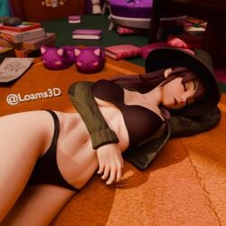 lexa (fortnite) from epic games by loams3d