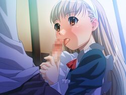 censored cg eroge fellatio game_cg ino kiss_x_400 samidare_shizuku tagme winters_(publisher)