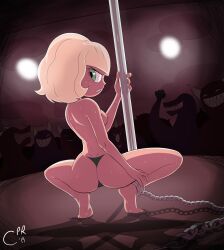 ass_focus blonde_hair cabronpr female_focus green_underwear jackie_lynn_thomas star_vs_the_forces_of_evil stripper stripper_pole tagme