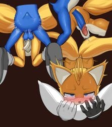 2boys absurd_res anal anthro ass balls blush duo fox furry gay genitals hedgehog hi_res internal interspecies kunsun976 male male/male male_only penis pillow pillow_grab sega sex sonic_(series) sonic_the_hedgehog sonic_the_hedgehog_(series) stomach_bulge tails yaoi