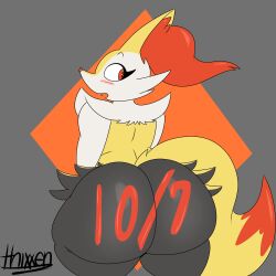 big_ass braixen bubble_butt huge_ass pokémon_(species) pokemon pokemon_(species) thick_thighs thixxen wide_hips