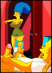 bart_simpson croc_(artist) erect_nipples erect_penis handjob huge_breasts huge_cock imminent_incest imminent_sex incest lisa_simpson marge_simpson masturbating masturbation negligee pubic_hair pussy see-through sleep_walking sleepwalker sleepwalking the_simpsons thighs transparent_clothing