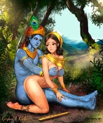 atheistrepublic blashphemousart goddess hinduism krishna krishna_boyfriends radha sex straight