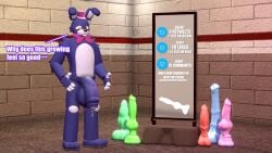 bonnie_(fnaf) dick dildo dildo_collection five_nights_at_freddy's fnaf gay growth growth_sequence hyper hyper_penis original_character penis richardbunbon