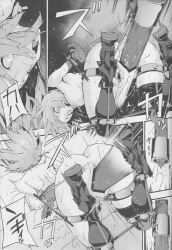 1girls black_and_white bondage brutal brutal_penetration brutal_rape brutalized censored distended_belly distended_stomach distension distention doujin doujinshi fate/grand_order fate_(series) greyscale high_heel_boots high_heels kenja_time large_insertion machine_fucking machine_penetrating monochrome piercing rape restrained sex_machine sex_toy shielder_(fate/grand_order) tagme thigh_high_boots thighhigh_boots violent violent_penetration violent_rape zutta